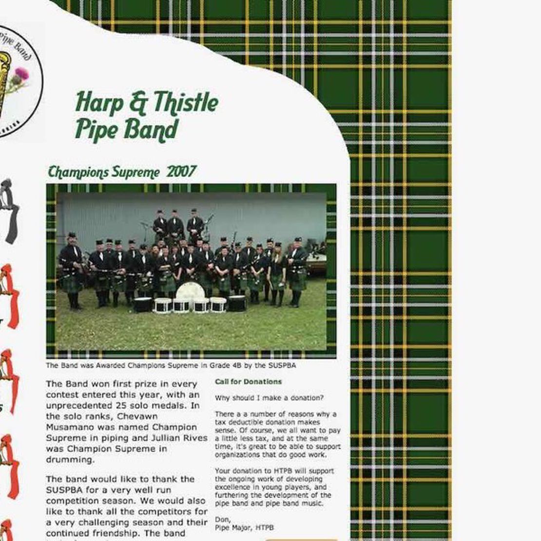 harp and thistle pipe band